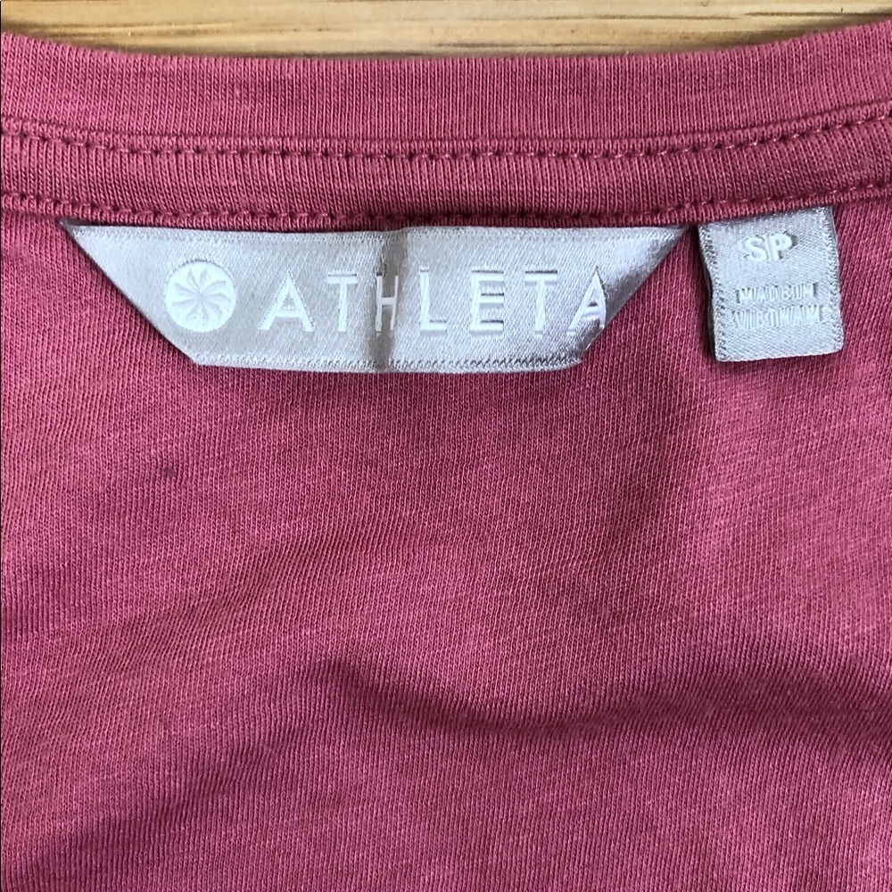 Athleta Central Dress Asymmetrical Pink Sz SP (DJ3) - Picture 7 of 9